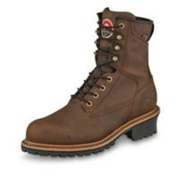 Men's Irish Setter Mesabi 8" WP Logger Work Boots Outdoor Sz. 11EE Brown Leather - Picture 11 of 11